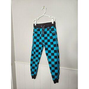 RAGS Blue Checked Joggers